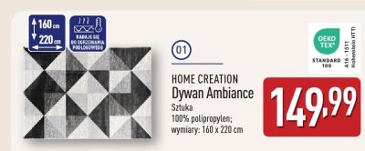 Dywan HOME CREATION Dywan Ambiance promocja w Aldi