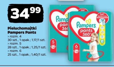 Pieluchomajtki Pants rozm. 5 promocja w Netto