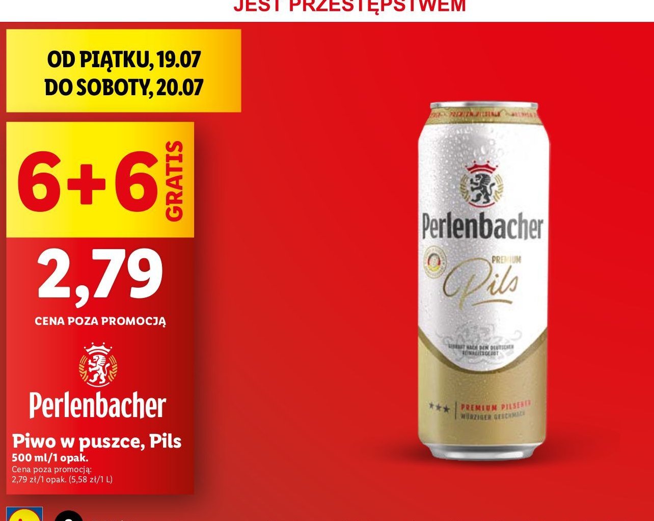 Piwo Perlenbacher pils promocja