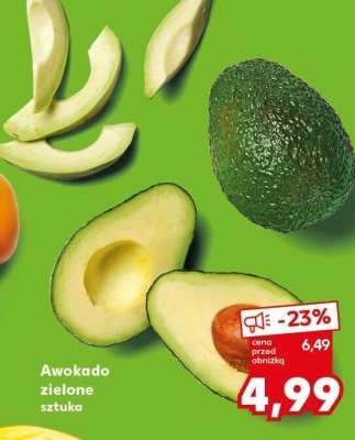 Awokado zielone sztuka promocja w Kaufland