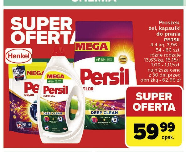 Żel do prania Persil color gel promocja w Carrefour Market