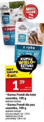 Karma Frendi dla kota saszetka 100 g wybrane rodzaje promocja w Twój Market
