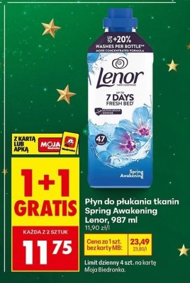 Płyn do płukania tkanin Spring Awakening 1+1 GRATIS promocja w Biedronka
