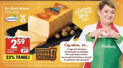 Ser promocja w Delikatesy Centrum