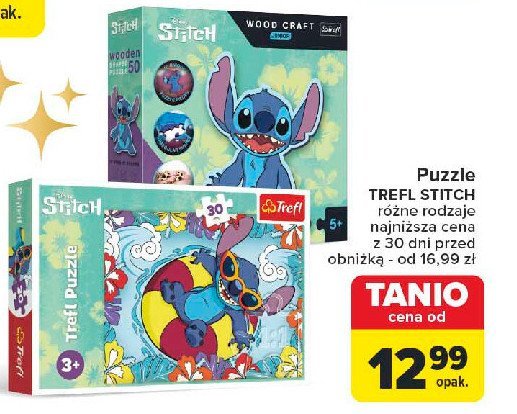 Puzzle stitch 30 el. Trefl promocja w Carrefour