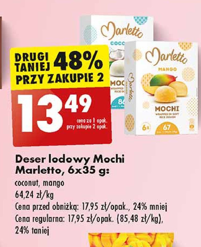 Mochi coconut Marletto promocja