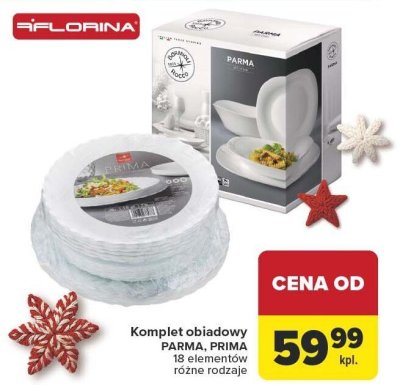 Komplet obiadowy Parma, Prima, 18 elementów, różne rodzaje Florina promocja