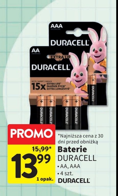 Bateria aaa Duracell promocja