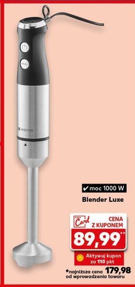 Blender luxe 1000 w Ambition promocja