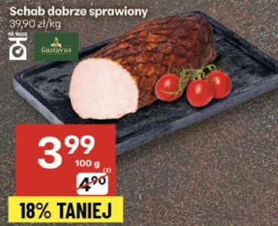 Schab dobrze sprawiony Guttavio promocja w Delikatesy Centrum