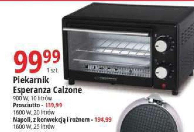 Piekarnik z ro偶nem 1600w 25l Esperanza promocja