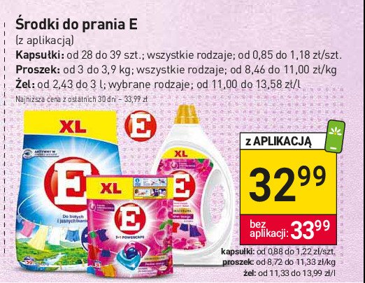 Proszek do prania białego górska świeżość E promocja