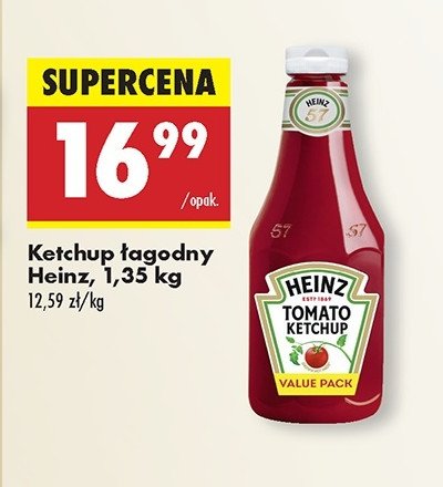 Ketchup 艂agodny Heinz promocja