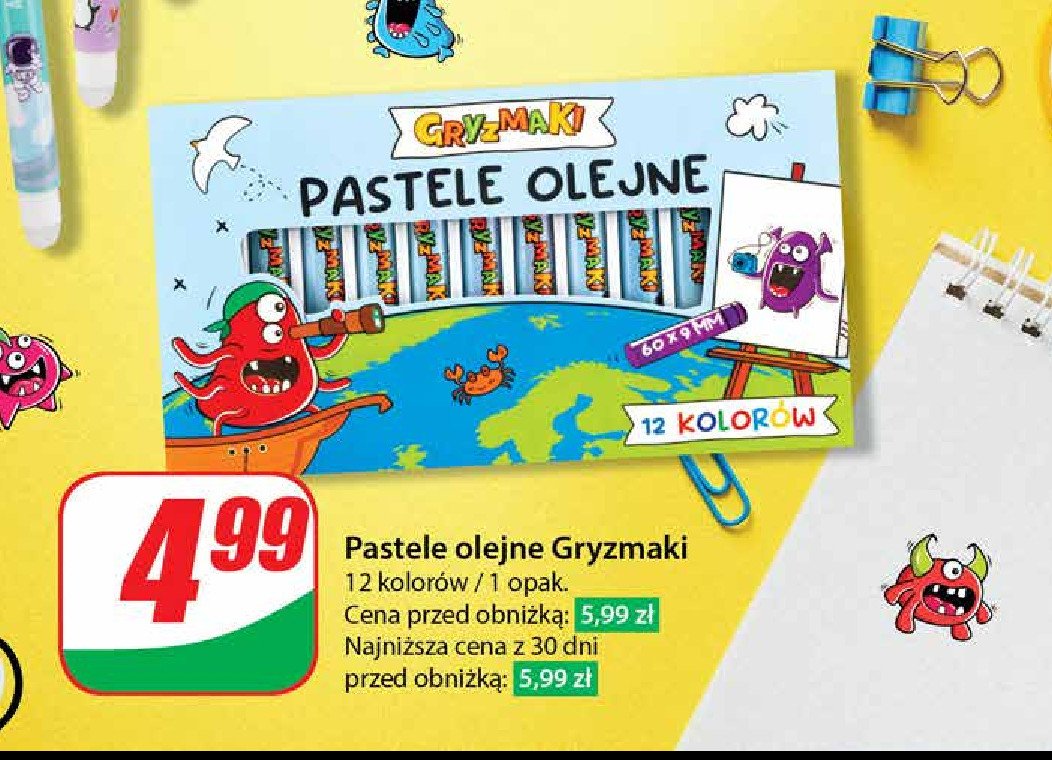 Pastele olejne Gryzmaki promocja