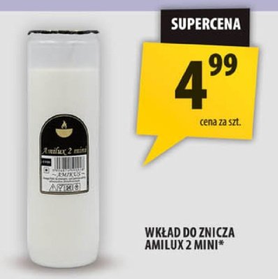 Wkład do znicza Amilux 2 mini promocja w Arhelan
