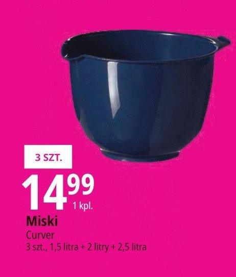 Miski do miksowania Curver promocja