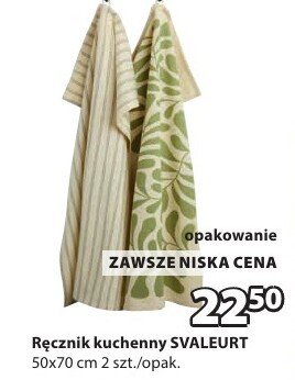 Ręcznik kuchenny SVALEURT 50x70 cm opakowanie 2 szt./opak. promocja w Jysk