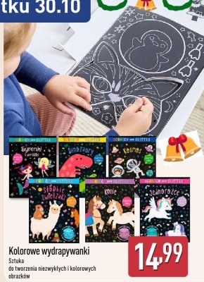 Kolorowe wydrapywanki promocja w Aldi