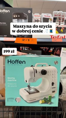 Maszyna do szycia Hoffen promocja w Biedronka