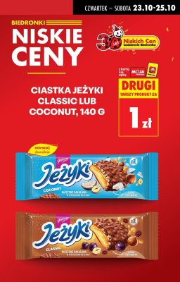 Ciastka Classic 140g Je偶yki promocja w Biedronka