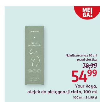 Olejek do ciała Your kaya promocja