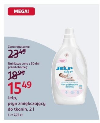 Płyn zmiękczający do tkanin Jelp, 2 l promocja w Rossmann