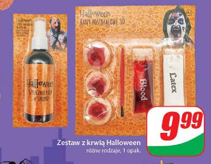 Zestaw halloween make-up set promocja