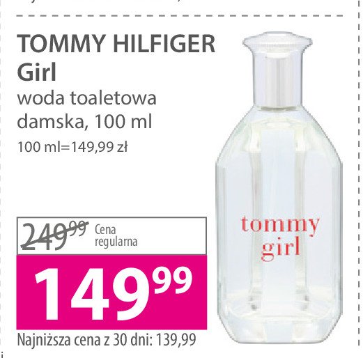 Woda toaletowa Tommy hilfiger tommy girl Tommy hilfiger cosmetics promocja
