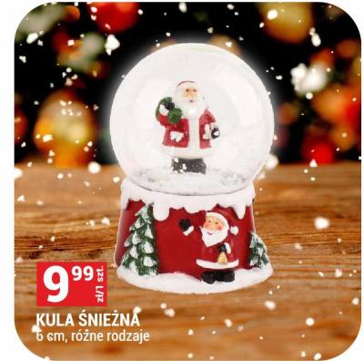 Kula śnieżna 6 cm, różne rodzaje promocja w Merkury Market