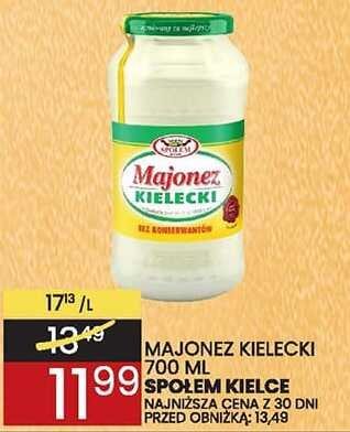 Majonez Kielecki 700 ml promocja w Wafelek