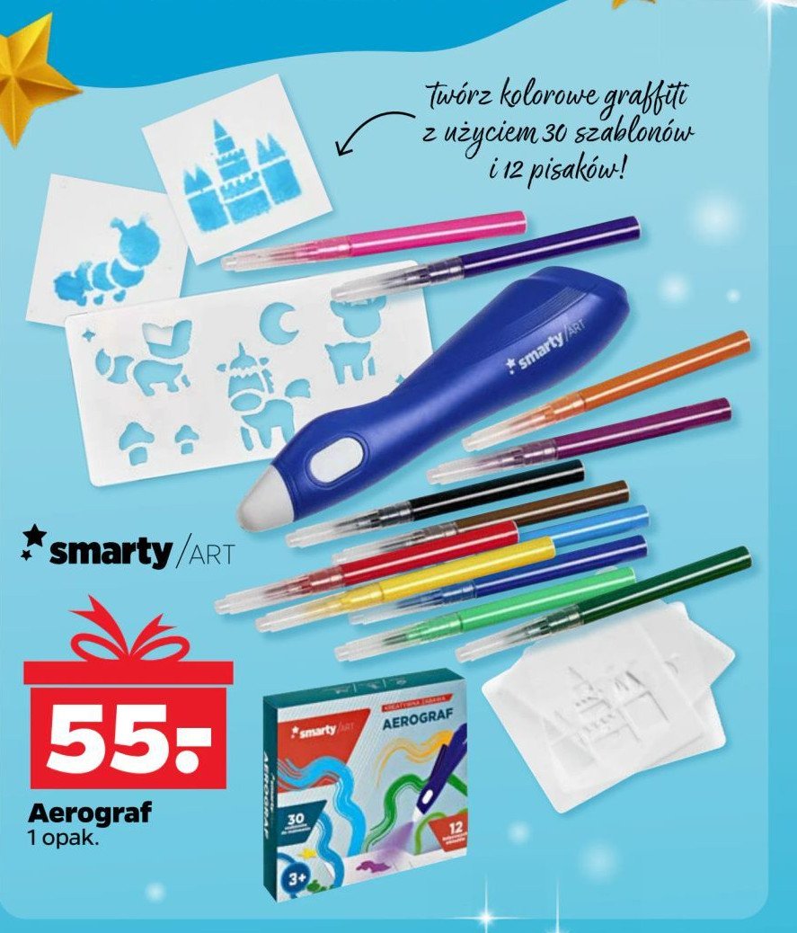 Aerograf Smarty art promocja w Netto