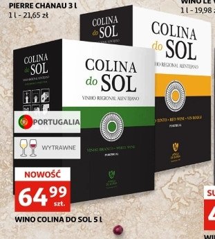 Wino wytrawne Colina do sol promocja
