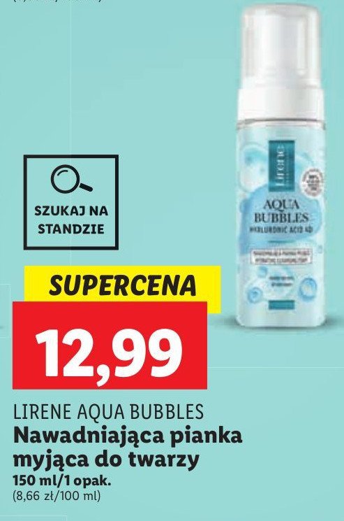 Pianka nawadniaj膮ca myj膮ca Lirene aqua bubbles promocja