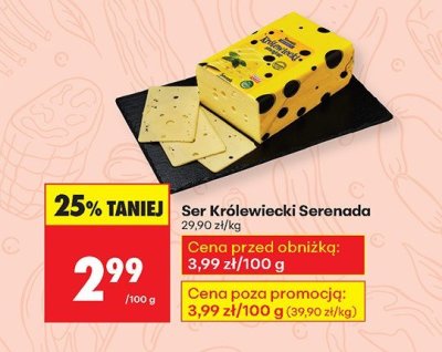 Ser Królewiecki promocja w Biedronka