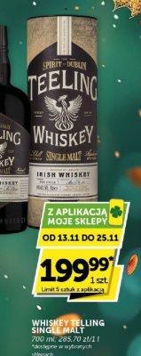 Whisky Teeling Single Malt promocja w ABC