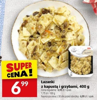 Łazanki z kapustą i grzybami promocja w Twój Market
