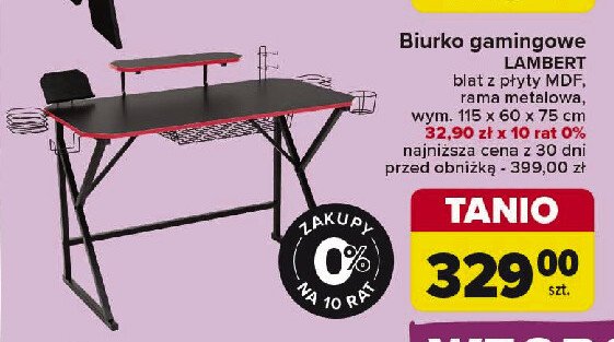 Biurko lambert promocja