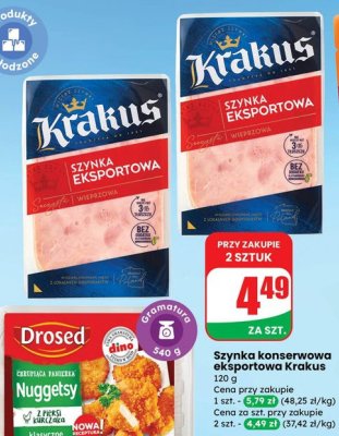 Szynka konserwowa promocja w Dino