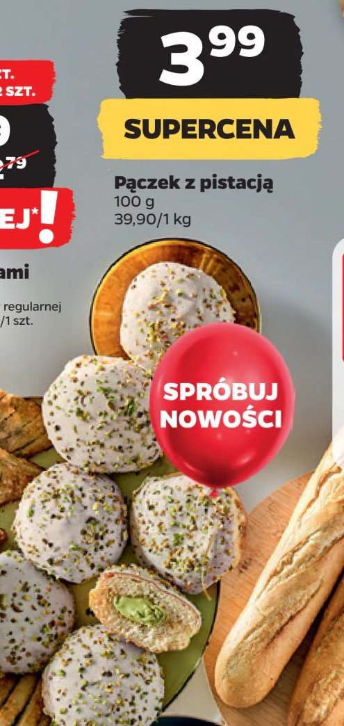 Pączek z pistacją promocja