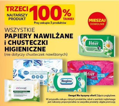Chusteczki higieniczne promocja w Kaufland