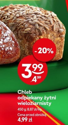 Chleb żytni wieloziarnisty promocja w Żabka