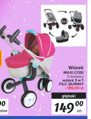 W贸zek dla lalek maxi cosi Quinny moodd promocja