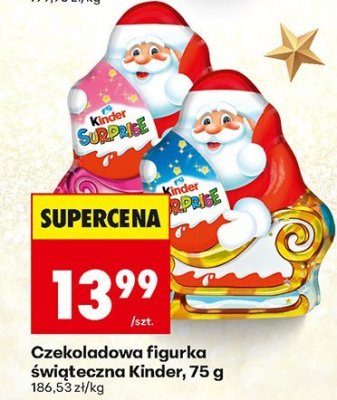 Czekoladowa figurka świąteczna  promocja w Biedronka