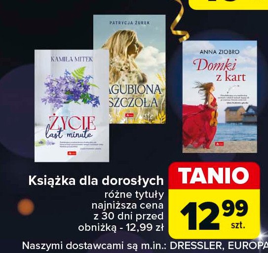 Anna ziobro - domki z kart promocja w Carrefour Market