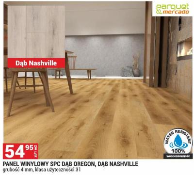Panel winylowy SPC Dąb Oregon promocja w Merkury Market