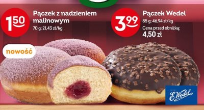 Pączek z nadzieniem malinowym promocja w Żabka