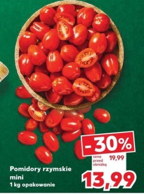 Pomidory rzymskie mini 1 kg opakowanie promocja w Kaufland