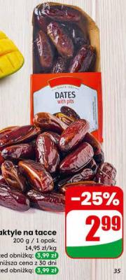 Daktyle na tacce promocja w Dino