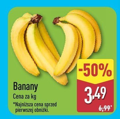 Banany suszone Alesto promocja w Aldi