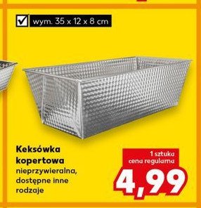 Keksówka kopertowa 35 x 12 x 8 cm promocja